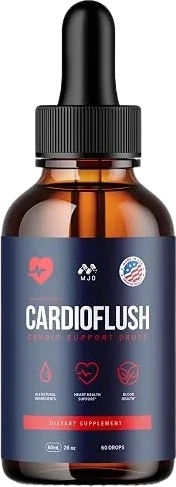 A bottle of CardioFlush&reg; on a kitchen counter at sunrise